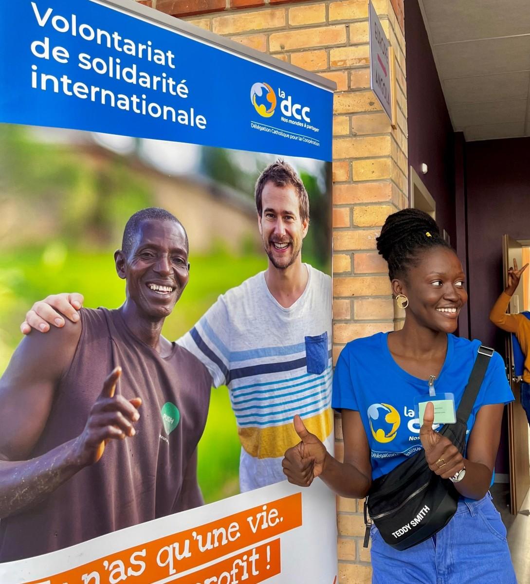 Nadine, VSI Tchadienne en mission en France au service de projets socio-éducatifs